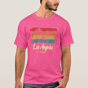 Camiseta Vintage Los Angeles California Palm Trees Ca Retro
