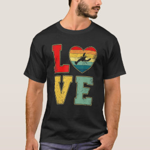 Camiseta Vintage Love Lobster Retro 70s 80s Heart Sea Anima