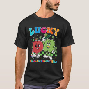 Camiseta Vintage Lucky Reading e Literacy Squad Rua Patrona