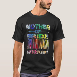 Camiseta Vintage Mãe Da Noiva, Digitalizar O Pagamento Da M