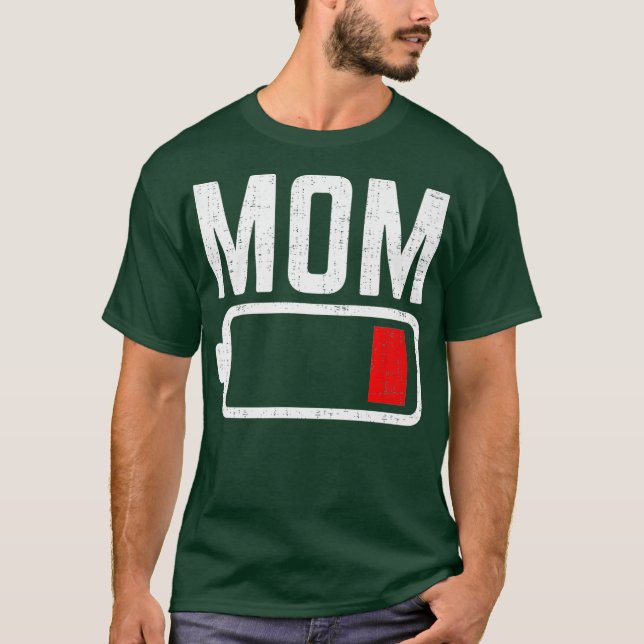 Camiseta vintage mãezinha baixa bateria gráfico parentalida (Frente)