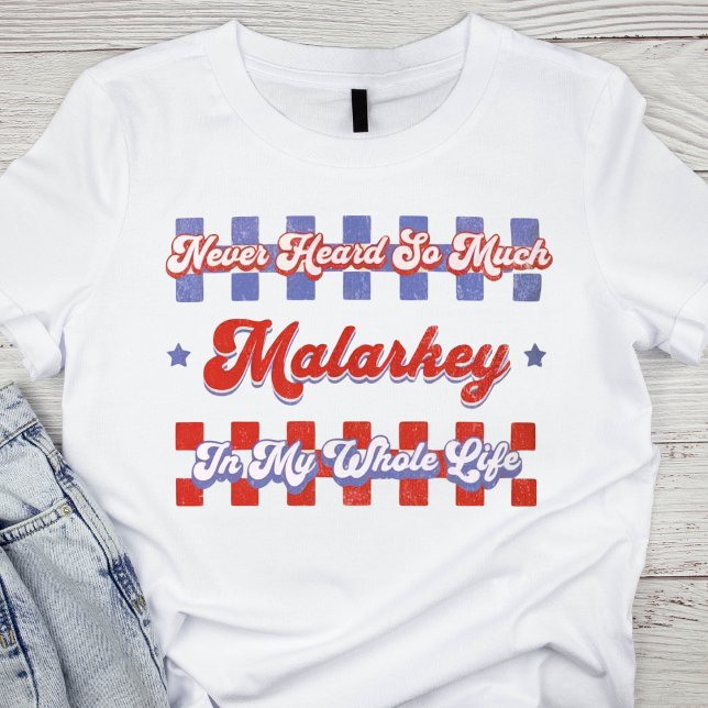 Camiseta Vintage Malarkey (Criador carregado)