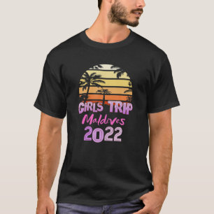 Camiseta Vintage MALDIVES All GIRLS TRIP 2022 Spring Break