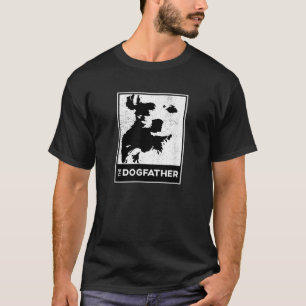 Camiseta Vintage Maltês Cachorro Engraçado Pai Cachorro