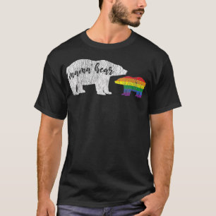 Camiseta Vintage Mama Bear Ama Orgulhosa Família Mãe Corres