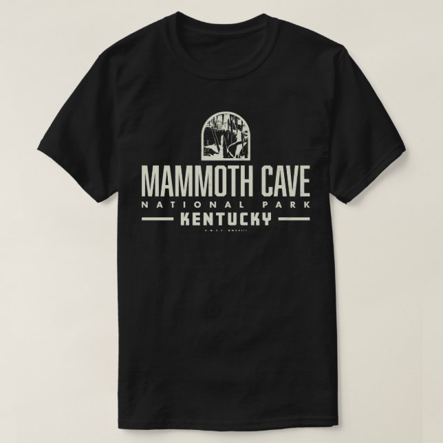 Camiseta Vintage Mammoth Cave National Park (Frente do Design)