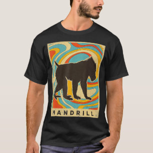 Camiseta Vintage Mandrill Lover Animal Retro Style