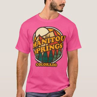 Camiseta Vintage Manitou Primavera Colorado Mountain Hiking