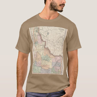 Camiseta Vintage Map of Idaho 1901