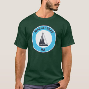 Camiseta Vintage Marblehead Massachusetts Tamanho Grande