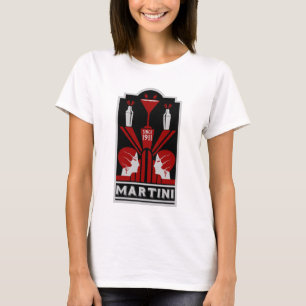 Camiseta Vintage Martini Art Deco