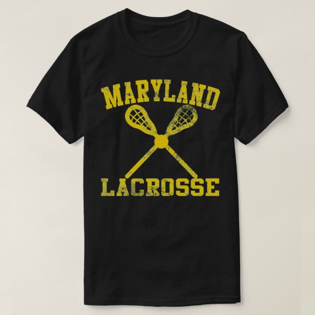 Camiseta Vintage Maryland Lacrosse (Frente do Design)