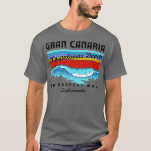 Camiseta Vintage Maspalomas Beach Gran Canaria Espanha
