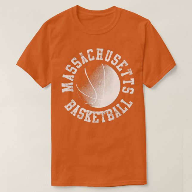 Camiseta Vintage Massachusetts Basball (Frente do Design)