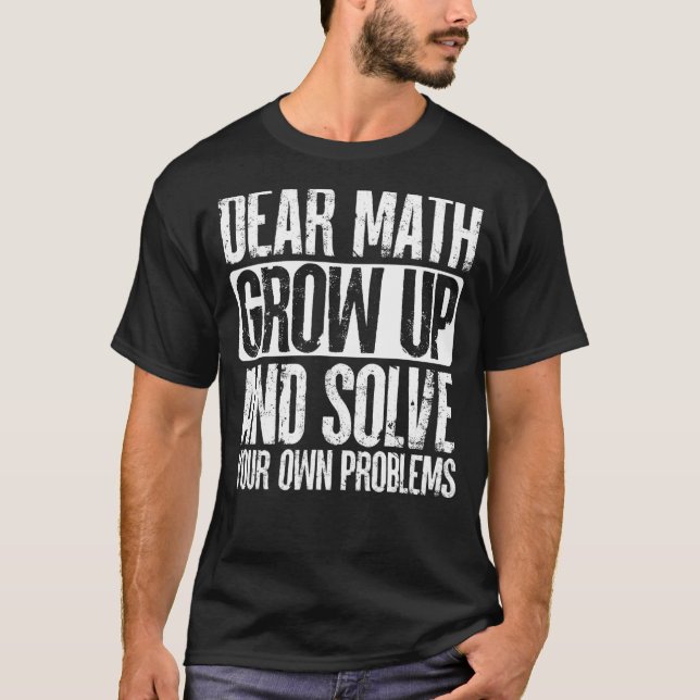 Camiseta Vintage Math Caro Math Cresce Math Women (Frente)
