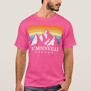 Camiseta Vintage Mcminnville Oregon Mountain Hiking Souveni
