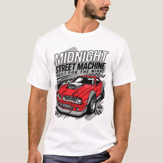 Camiseta Vintage Mechanic Shirt - Midnight Street Machine C