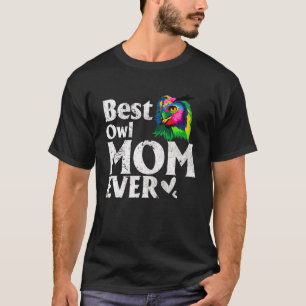 Camiseta Vintage Melhor Coruja Mãe já cortou mamãe de Coruj