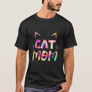 Camiseta Vintage Melhor Gato Mãe De Dia de as mães Sempre P
