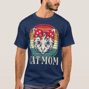 Camiseta Vintage Melhor Gato Mãe De Sempre, Gatos De Dia de