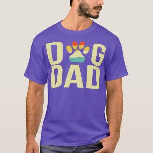Camiseta Vintage Melhor Pai De Cachorro Para Sempre