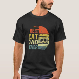 Camiseta Vintage Melhor Pai de Gato de Todos os Tempos Pap