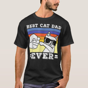 Camiseta Vintage Melhor Pai de Gato Um Pai de Gato Engraçad