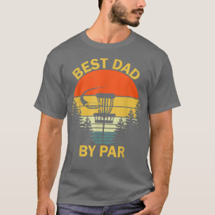 Camiseta Vintage Melhor Pai Por Par Disk Golf TeMen Fathers