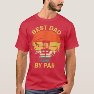 Camiseta Vintage Melhor Pai Por Par Disk Golf TeMen Fathers