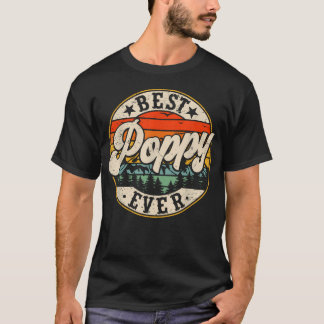 Camiseta Vintage Melhor Papoula Já Dia dos Pais Avô