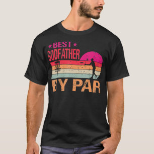 Camiseta Vintage Melhor Por Par Disk Golf Engraçado Dia de 