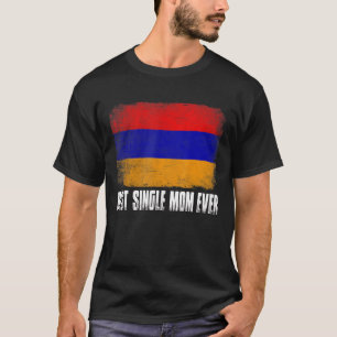 Camiseta Vintage Melhor Solteiro Mãe Alguma Vez Mulheres Re