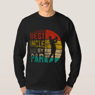 Camiseta Vintage Melhor Tio Por Par Lover Golf Presente Par