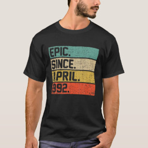 Camiseta Vintage Men aniversário de 30 anos Epidemia desde