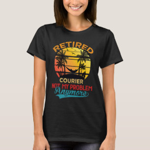 Camiseta Vintage, mensageiro aposentado, não é mais meu pro