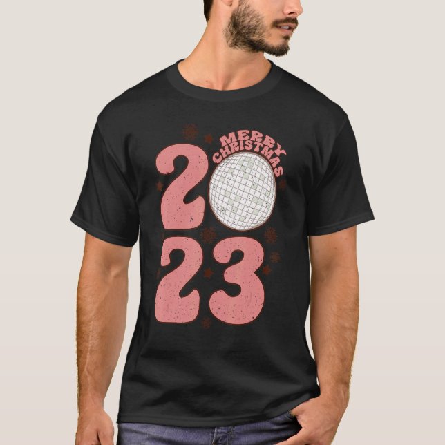 Camiseta Vintage Merry Christmas 2023 Holiday Family Xmas (Frente)