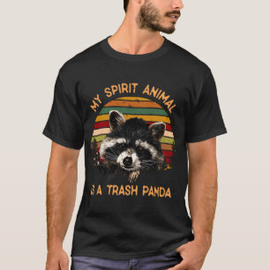 Camiseta Vintage Meu Animal Espírito É Um Panda De Lixo
