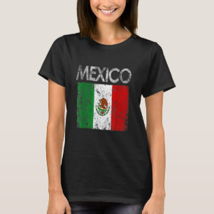 Camiseta Vintage México, Orgulho da Bandeira Mexicana