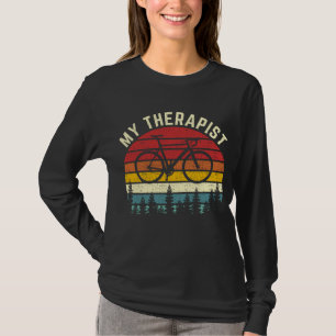 Camiseta vintage minha bicicleta engraçada ciclista de cicl