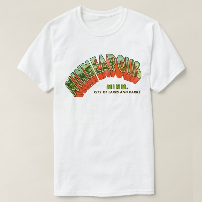 Camiseta Vintage Minneapolis Minnesota (Frente do Design)