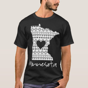 Camiseta Vintage Minnesota State Home I Love Minnesota