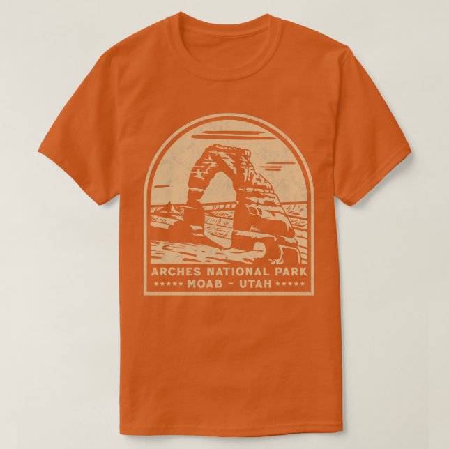 Camiseta Vintage Moab Utah (Frente do Design)