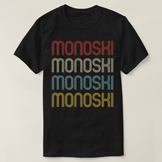 Camiseta Vintage Monoski (Frente do Design)