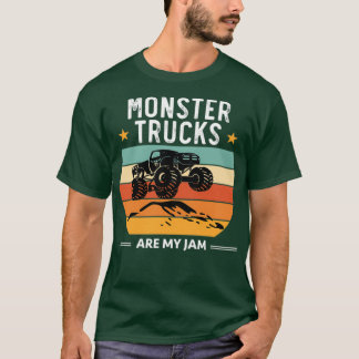 Camiseta Vintage Monster Truck É Meu Jam 5