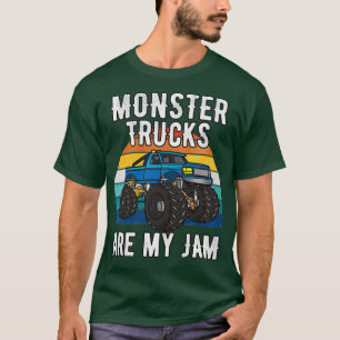 Camiseta Vintage Monster Truck É Meu Jam Boys Aniversário G