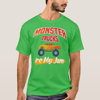 Camiseta Vintage Monster Truck é o meu carrinho engraçado