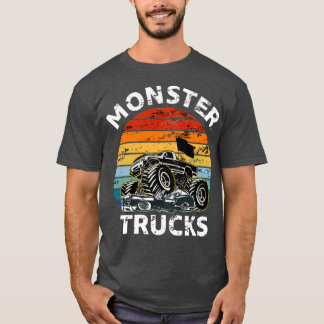 Camiseta Vintage Monster Truck Gift Bigfoot Car Motor Legal