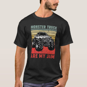 Camiseta Vintage Monster Truck Retro Style Monster Trucks A