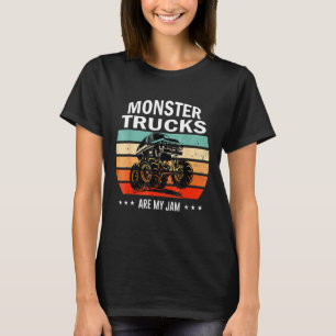 Camiseta Vintage Monster Truck Retro Sunset Legal Engines