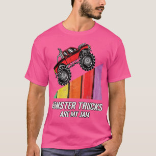 Camiseta Vintage Monster Trucks Are My Jam 